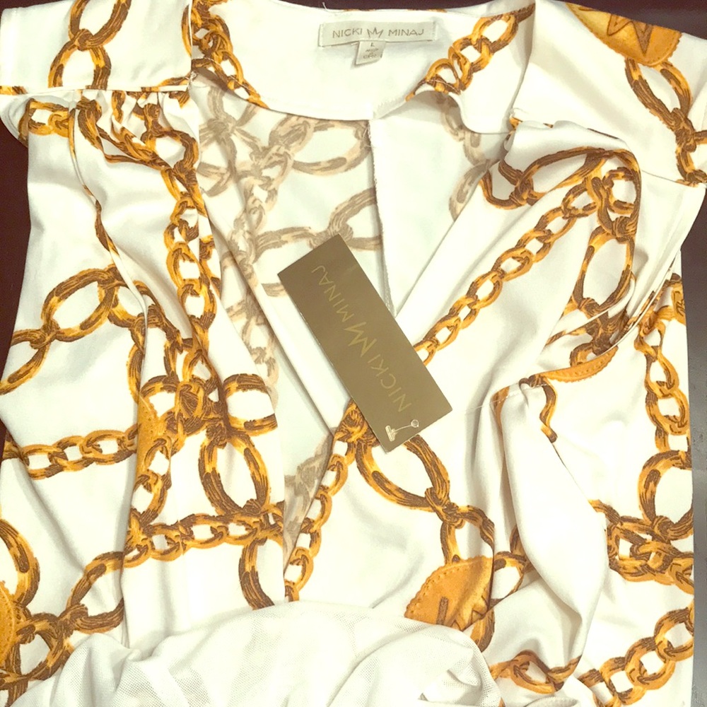 Nicki Minaj tank bodysuit with tags